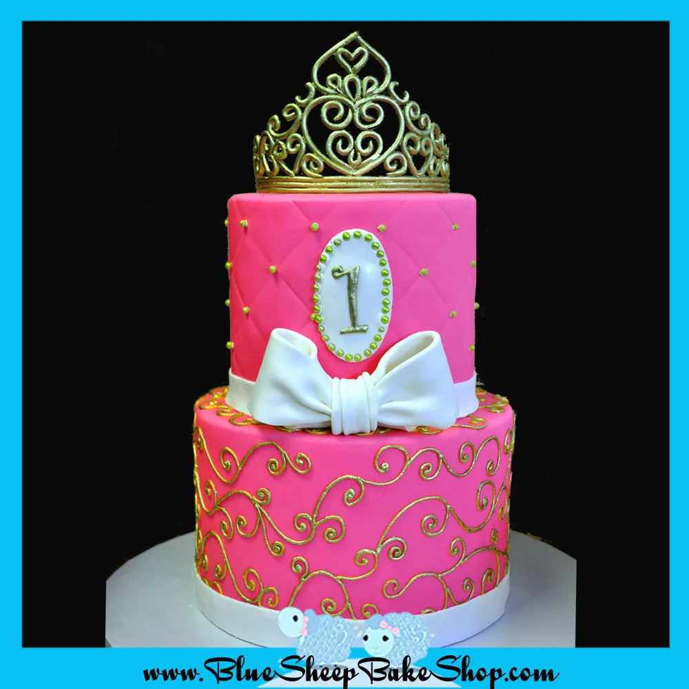 1st Birthday Princess Cake