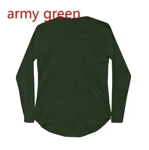 2017 New Men Casual T Shirt Cotton Long Sleeve O-Neck Silm Fit T-shirt Mens Fashion Solid Color Tshirt Men's Clothing M-2XL