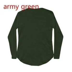 2017 New Men Casual T Shirt Cotton Long Sleeve O-Neck Silm Fit T-shirt Mens Fashion Solid Color Tshirt Men's Clothing M-2XL