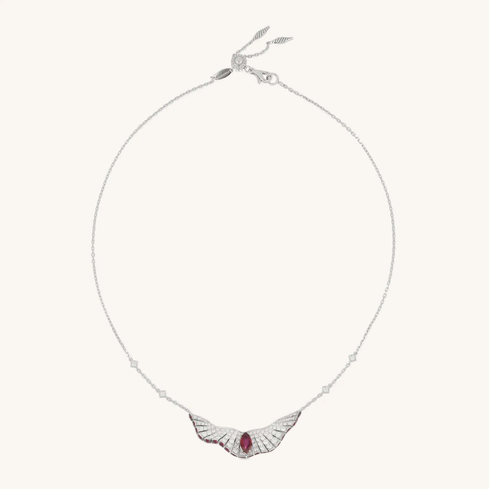 Abissi pendant with rubies