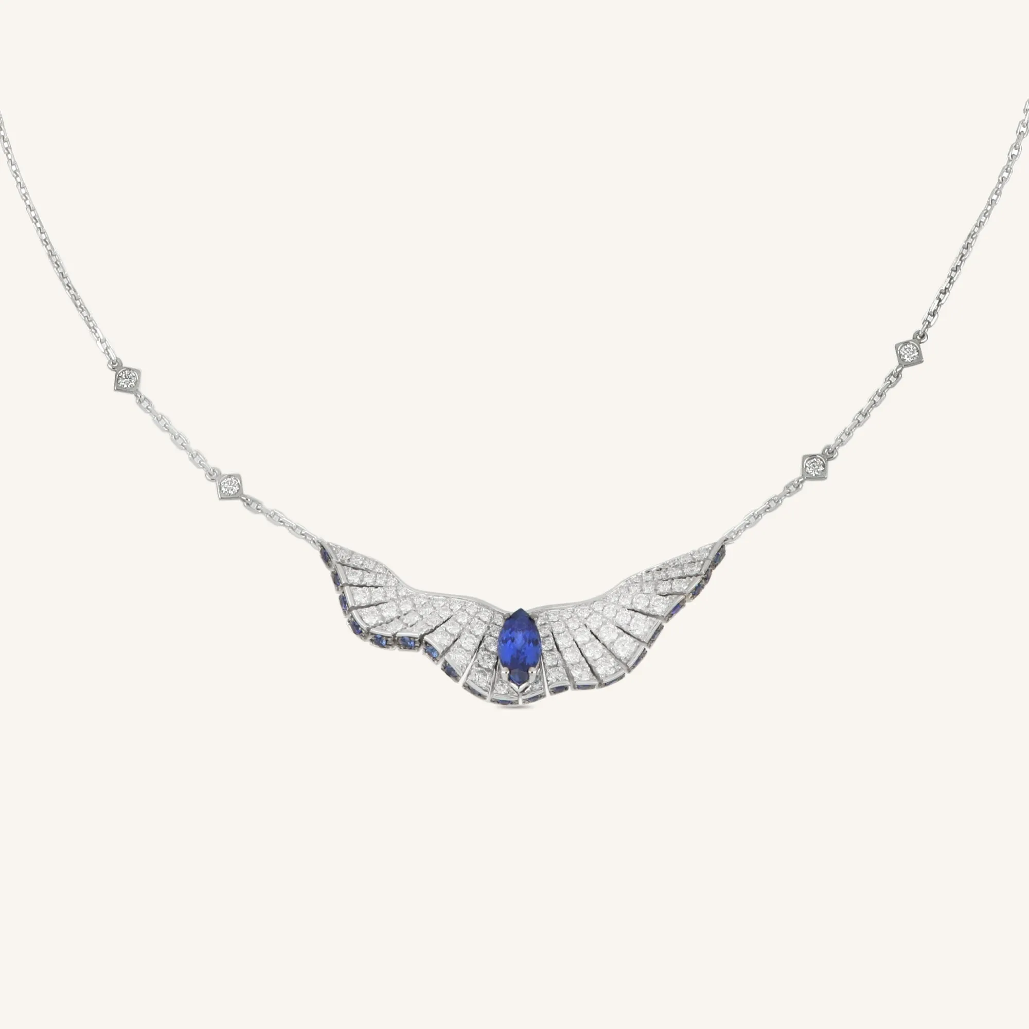 Abissi pendant with sapphires