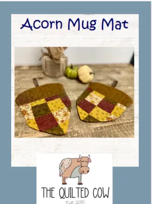 Acorn Mug Mat Pattern