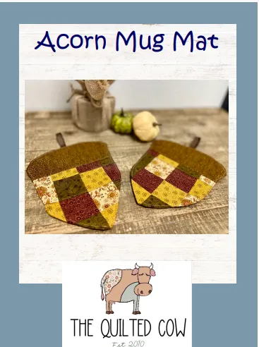Acorn Mug Mat Pattern