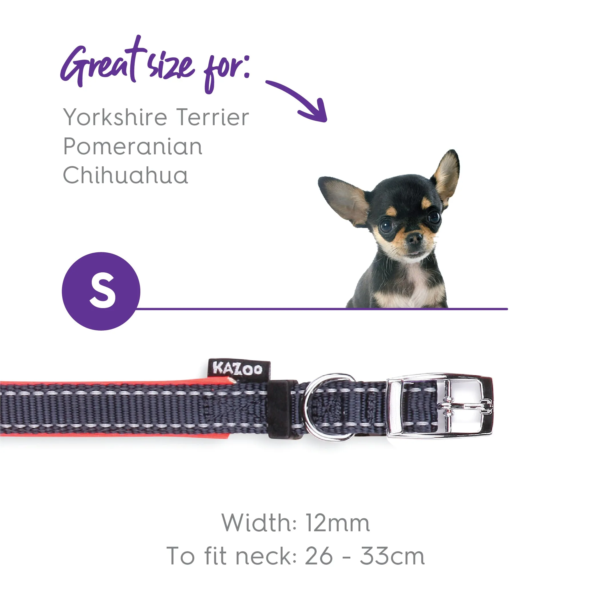 Active Dog Collar - Slate & Orange