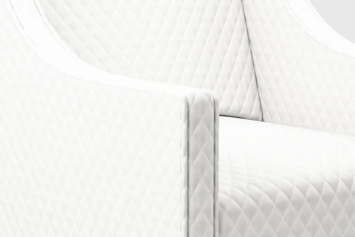 Acute Fabric in White