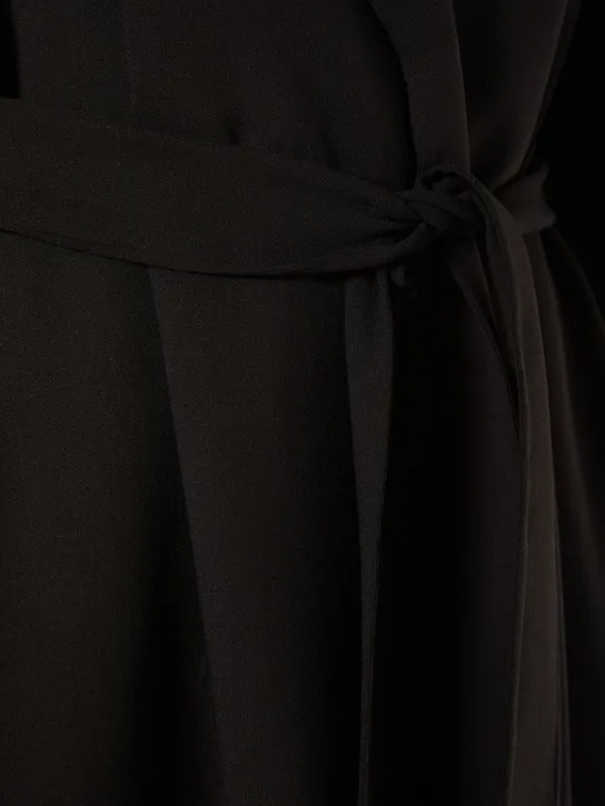 &#x27;S Max Mara   Ester wool crepe midi coat w/ belt 