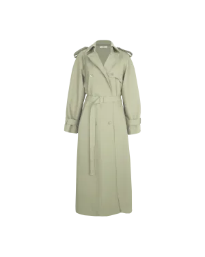 ANNIE TRENCH COAT SAGE