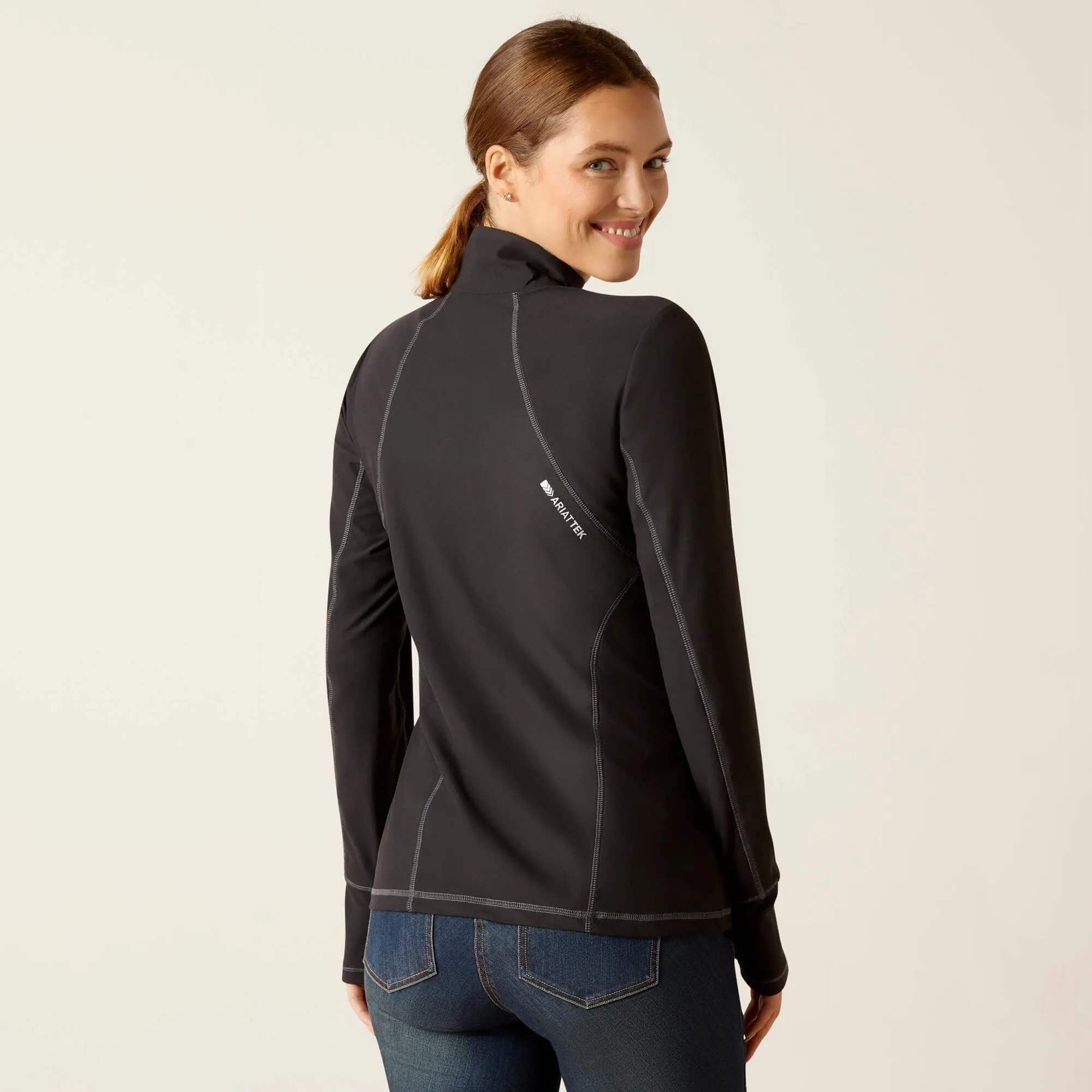 Ariat Ladies Ardent Long Sleeve Base Layer - Black