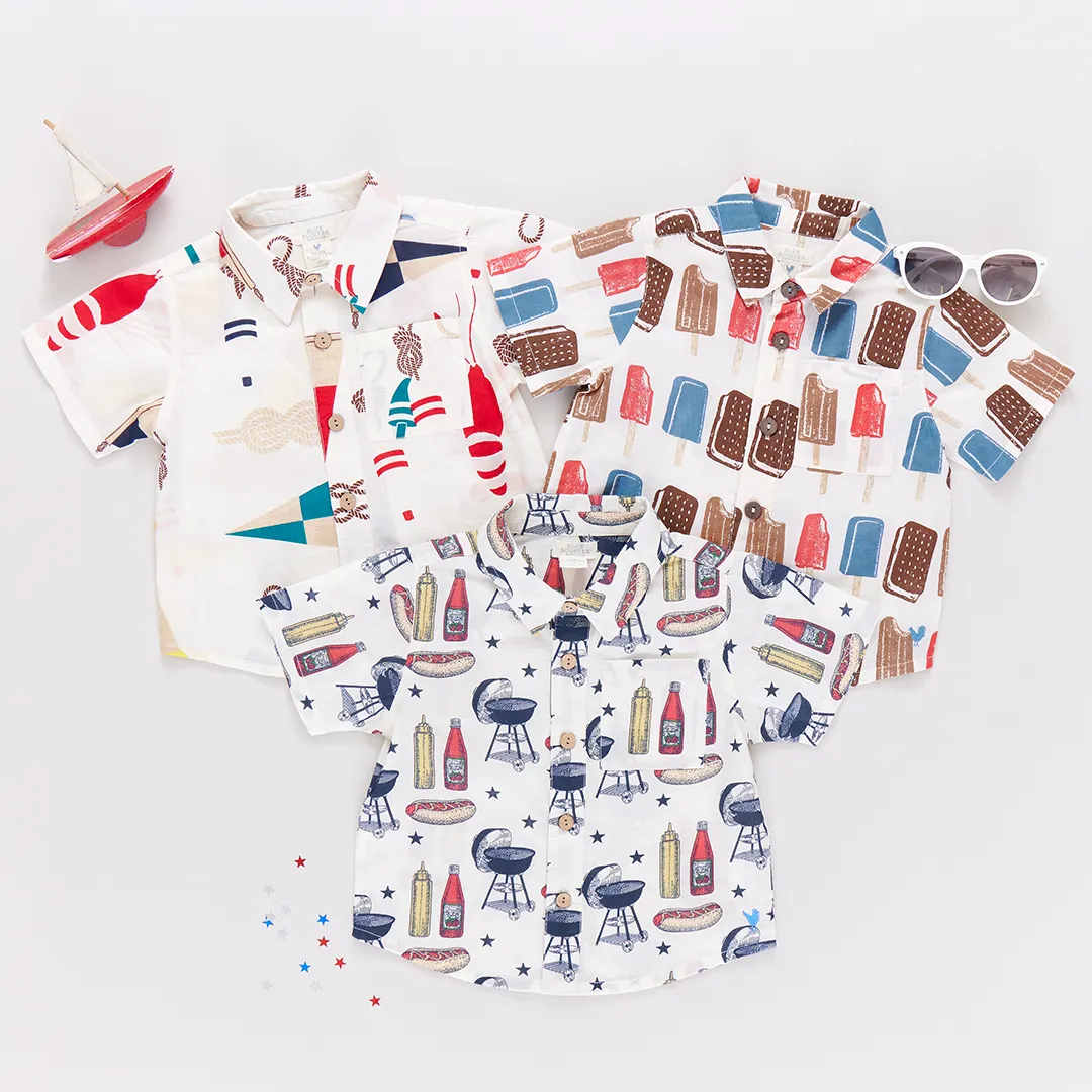 Baby Boys Jack Shirt - Popsicles