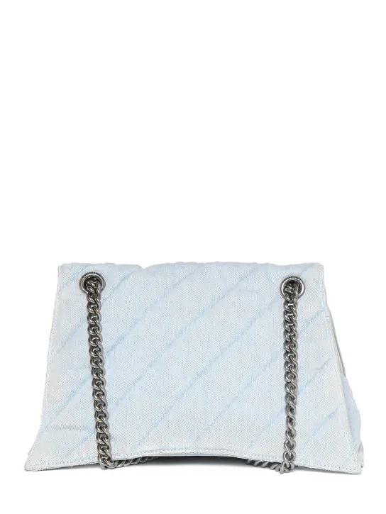 Balenciaga   Medium Crush quilted cotton chain bag 