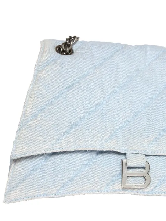 Balenciaga   Medium Crush quilted cotton chain bag 