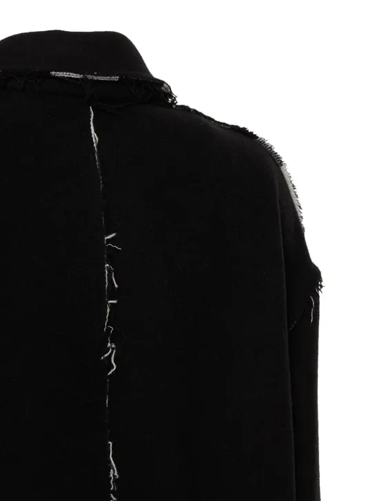 Balenciaga   Reversible Buffalo &amp; checked coat 