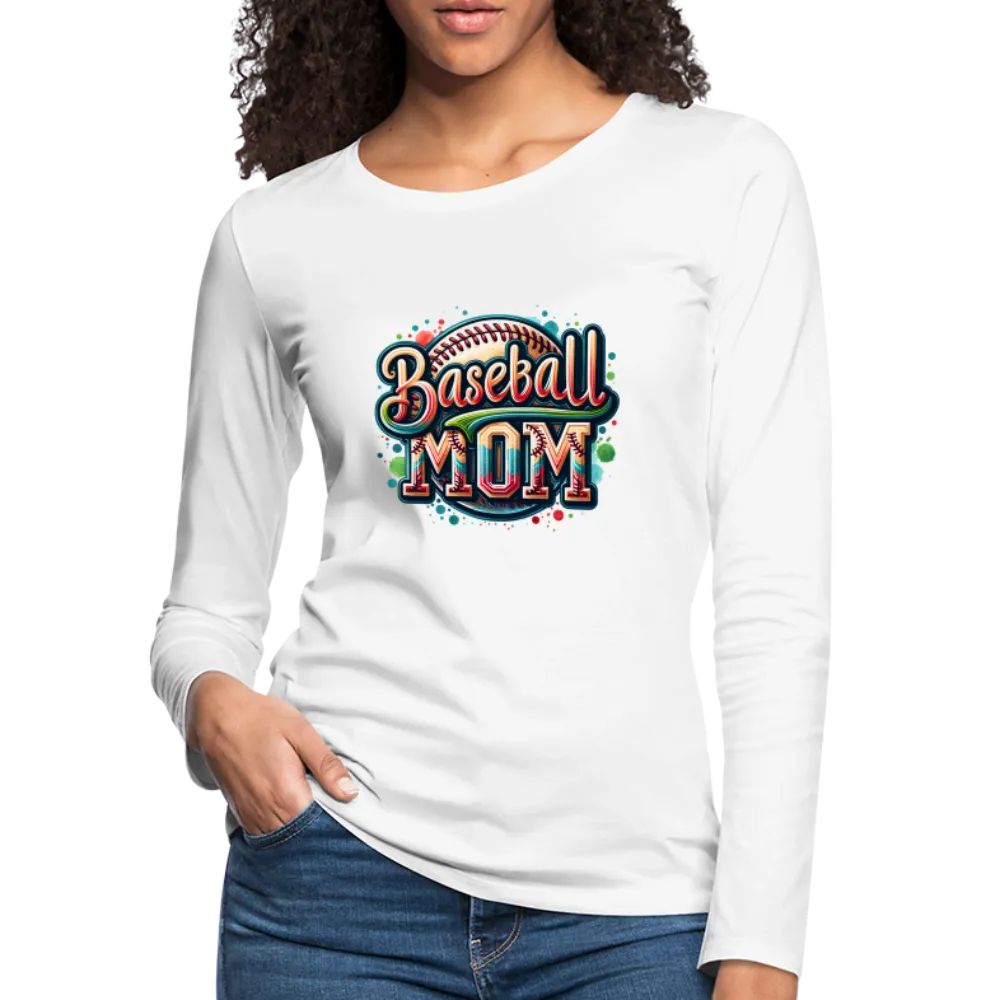 Baseball Mom Premium Long Sleeve T-Shirt