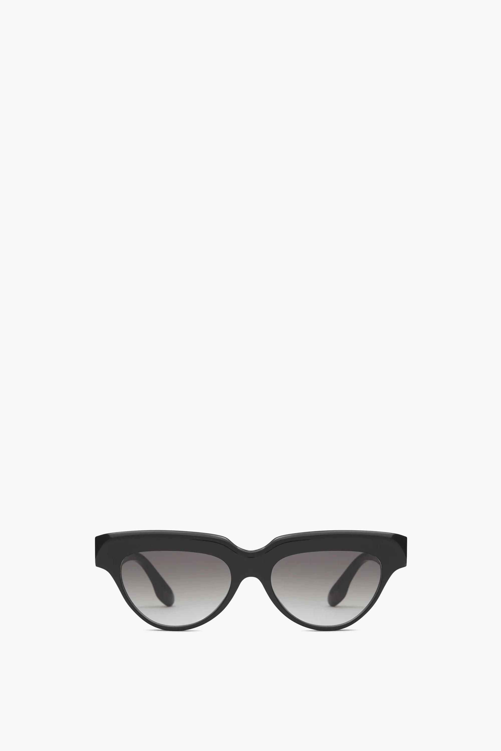 Bevelled Small Cat-Eye in Black