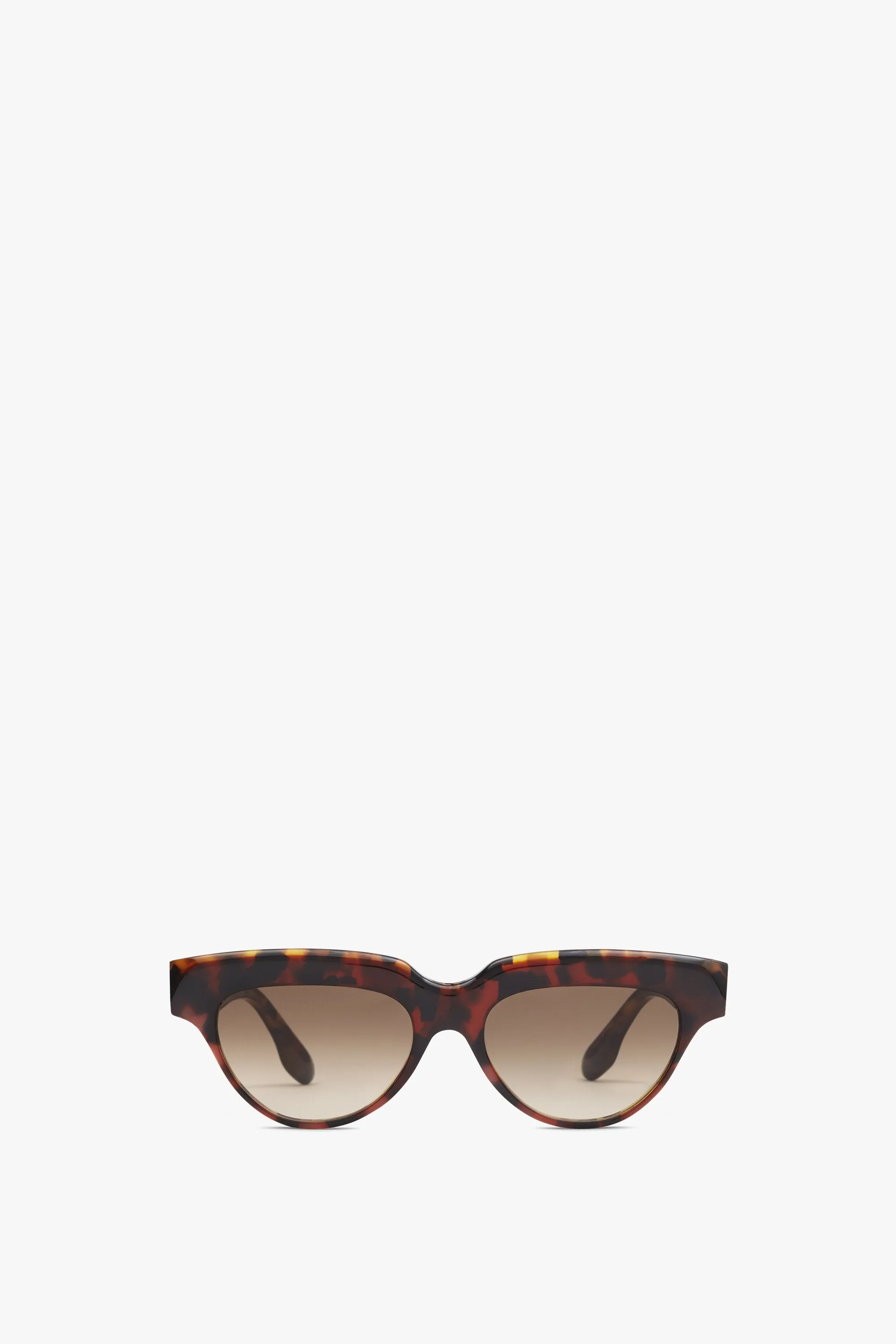 Bevelled Small Cat-Eye in Tortoise