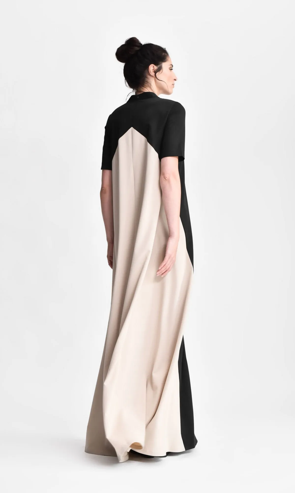 Bicolour Maxi Dress