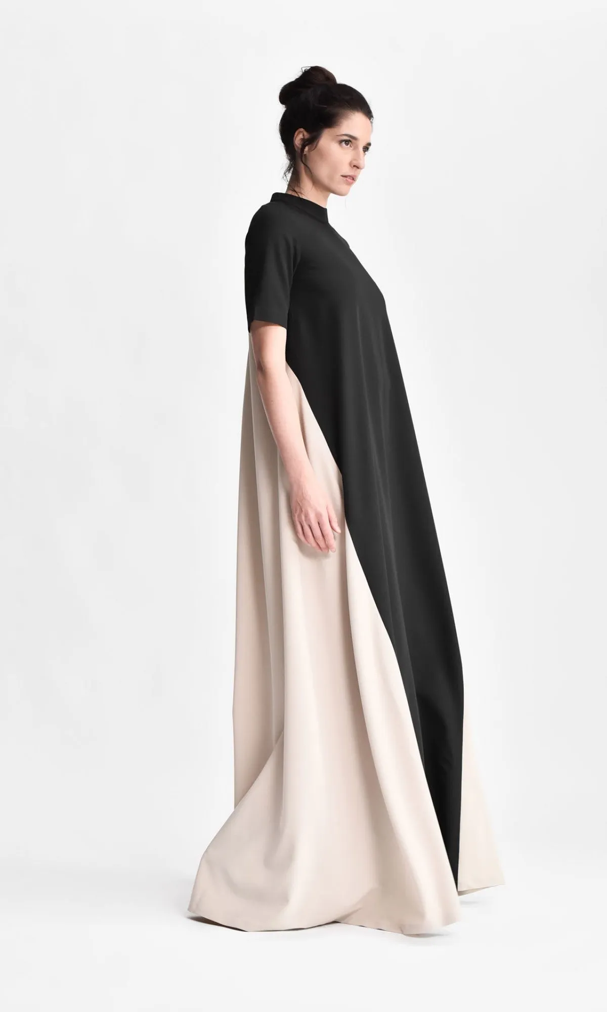 Bicolour Maxi Dress