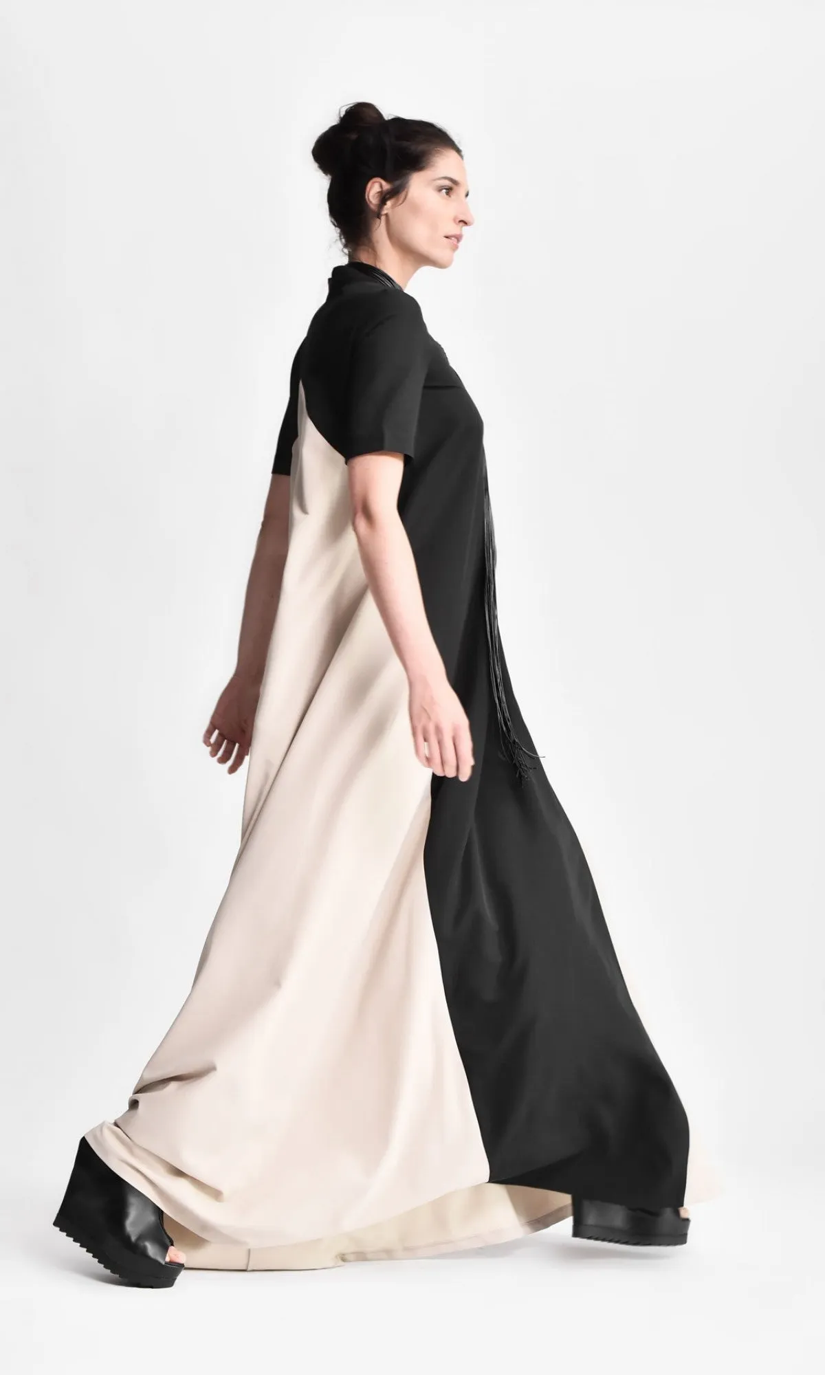 Bicolour Maxi Dress