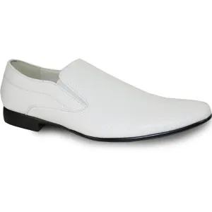 BRAVO Men Dress Shoe KLEIN-3 Loafer Shoe White