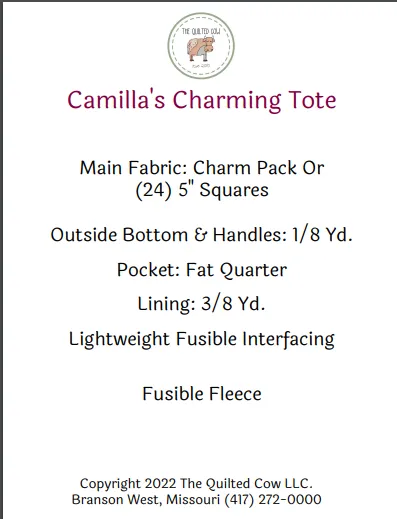 Camilla's Charming Tote