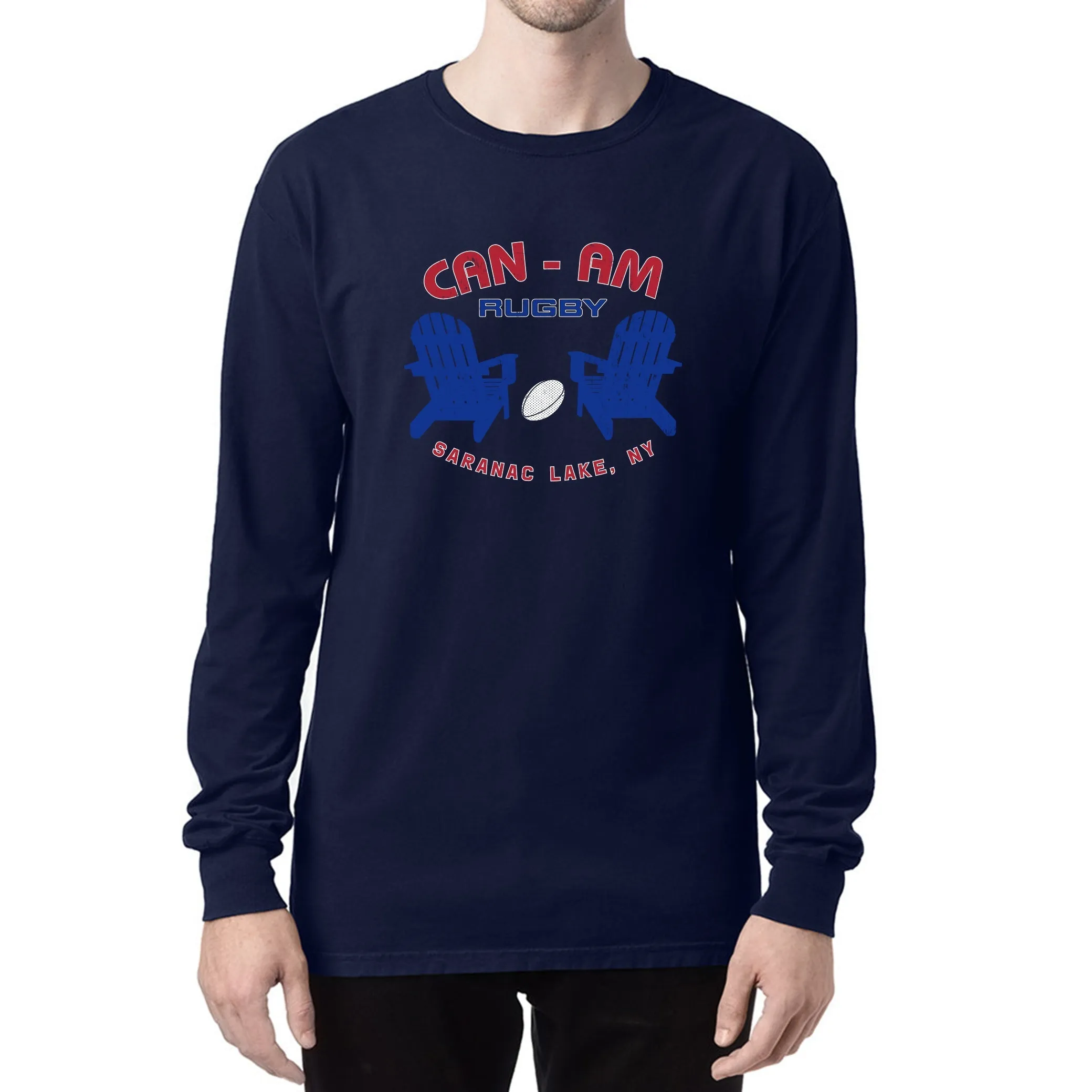 Can-Am Adirondack Chairs Garment-Dyed LS Tee