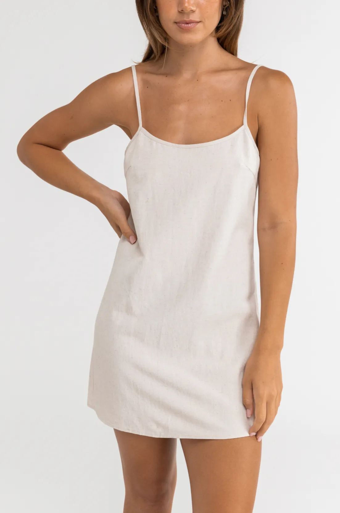 Classic Slip Dress - Oat