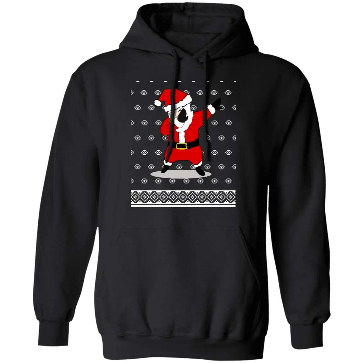 Cool Dabbing Santa Pullover Hoodie