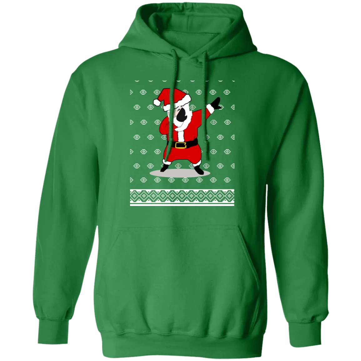 Cool Dabbing Santa Pullover Hoodie