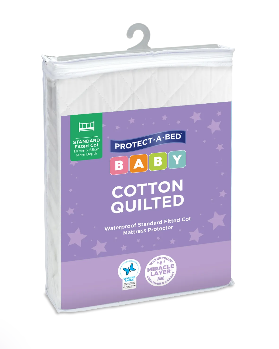 Cotton Quilted Fitted Cot Mattress Protectors