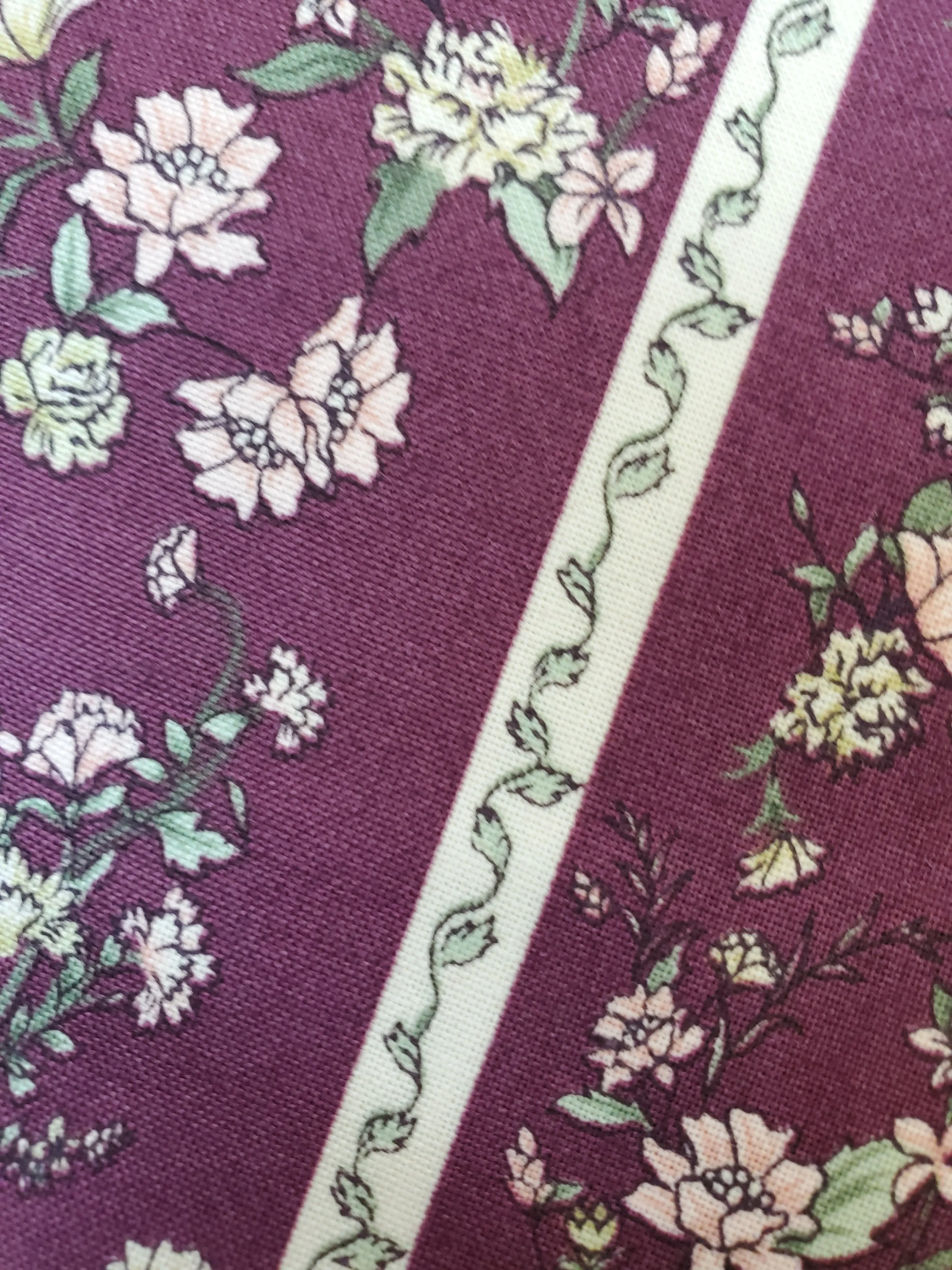Cour de Fleur Stripe Purple