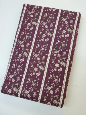 Cour de Fleur Stripe Purple