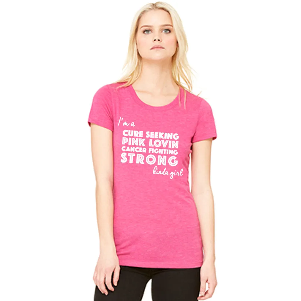 Cure Seeking Wholesale Pink Ribbon T-Shirts