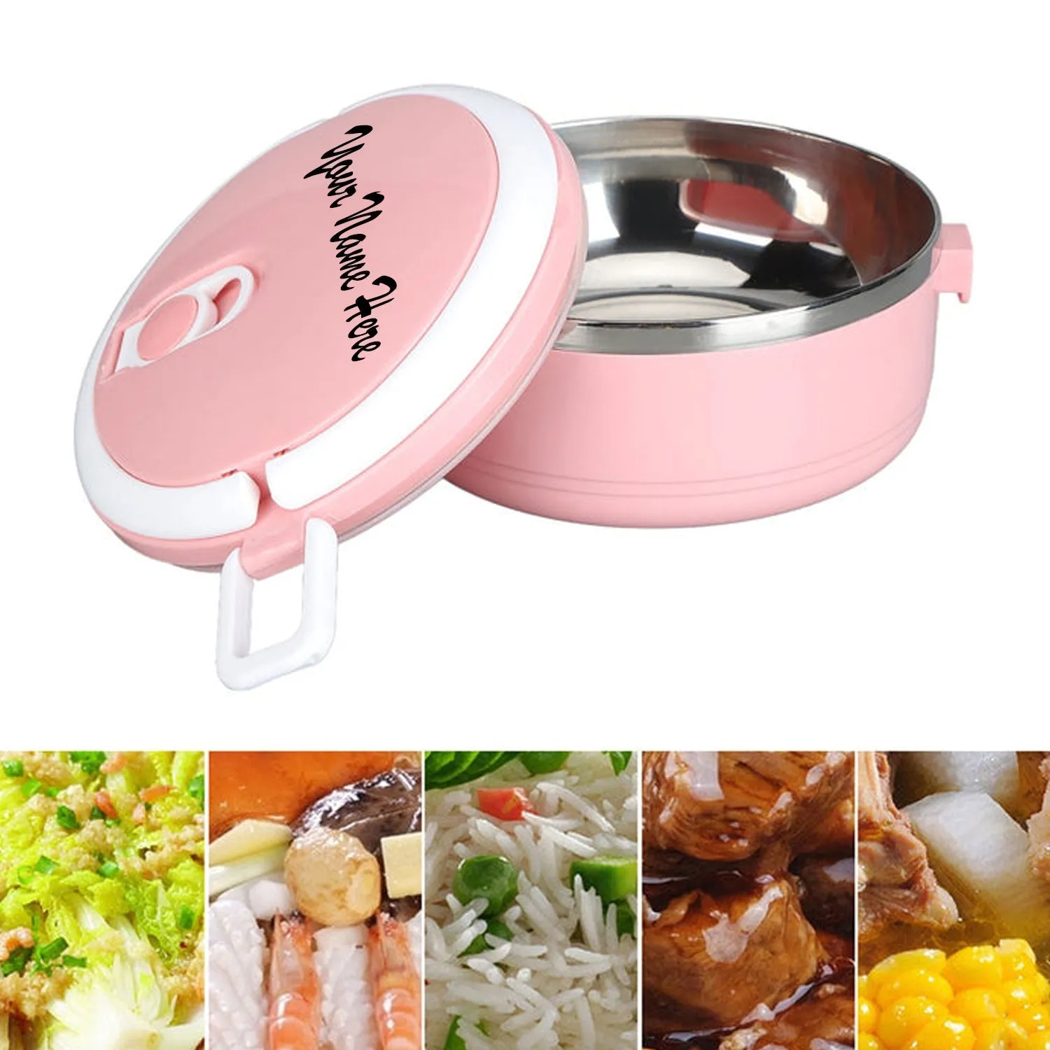 Customize Multi Layer Stainless Steel Hot Lunch Box (1 Layer)