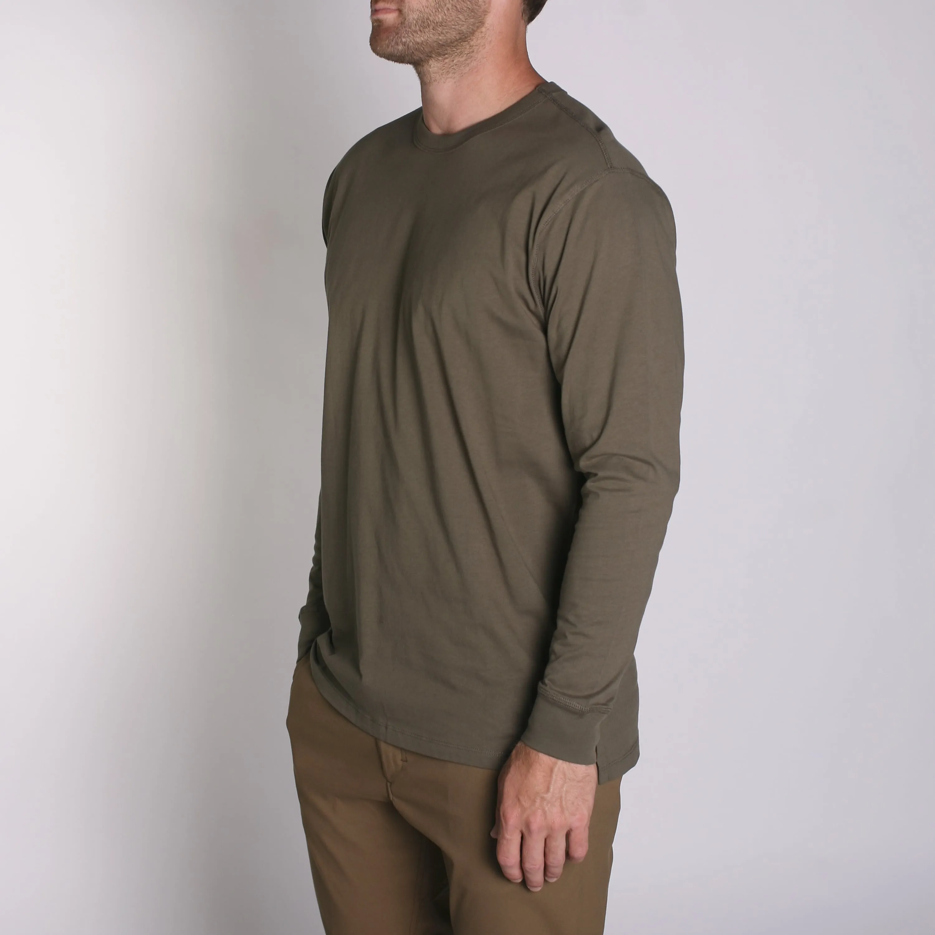 Density LS Premium T-Shirt Olive