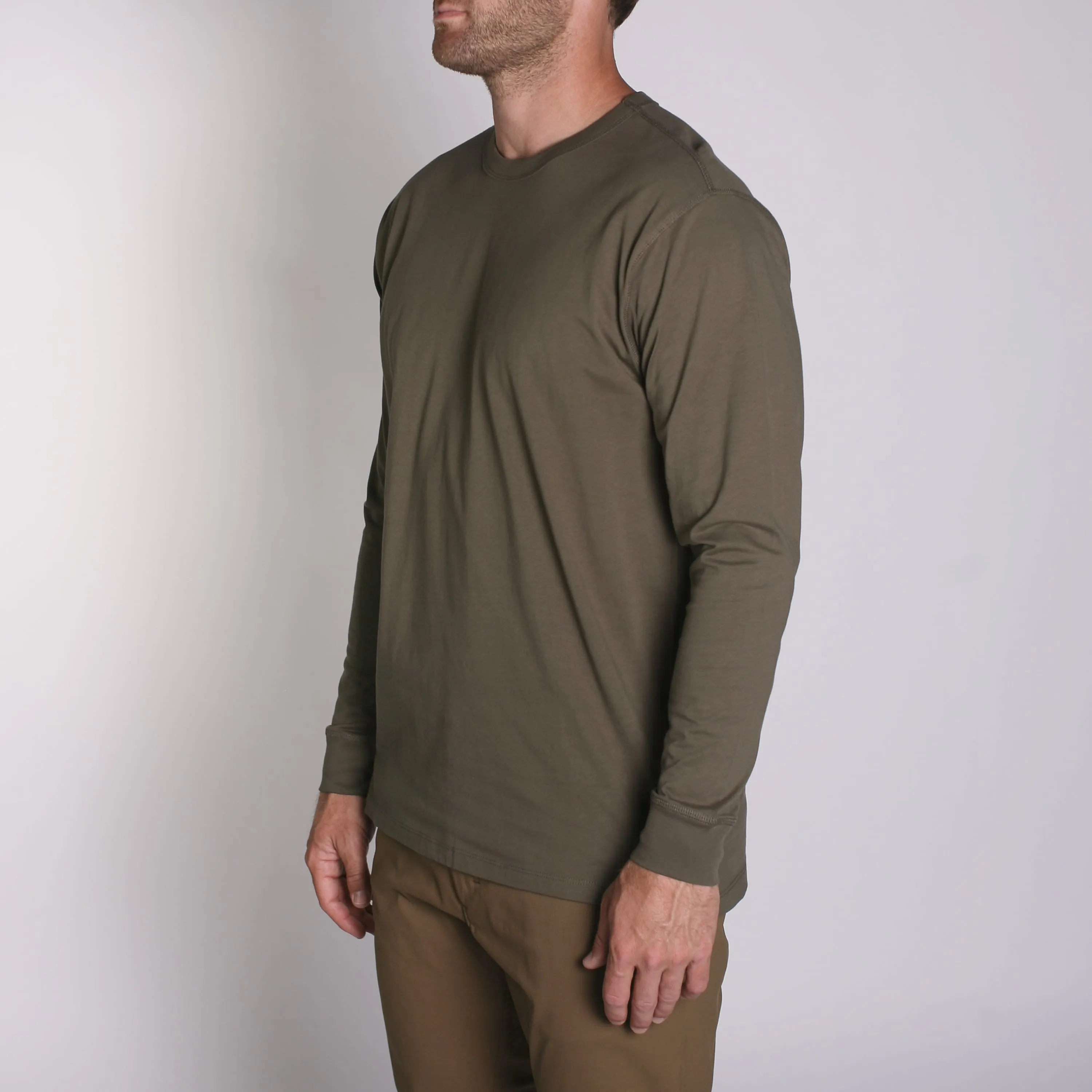 Density LS Premium T-Shirt Olive