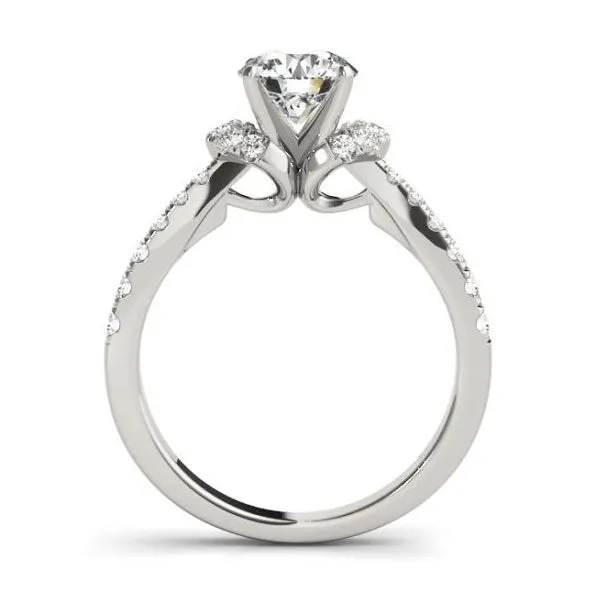Diamond Engagement Ring Mounting Single Row