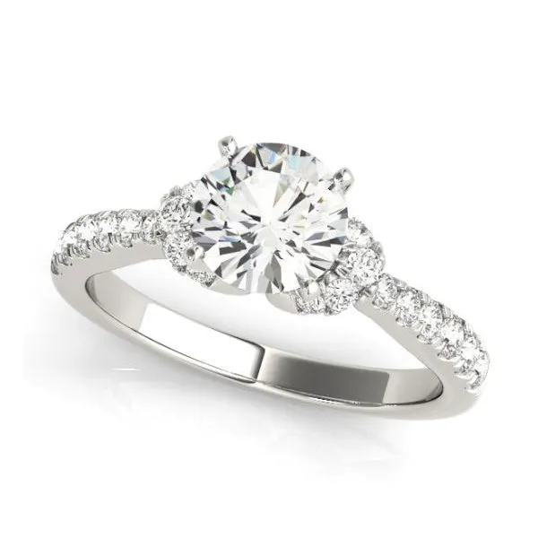 Diamond Engagement Ring Mounting Single Row