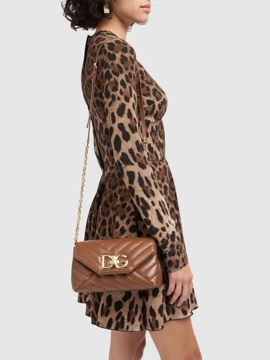 Dolce&amp;Gabbana   Medium quilted leather shoulder bag 