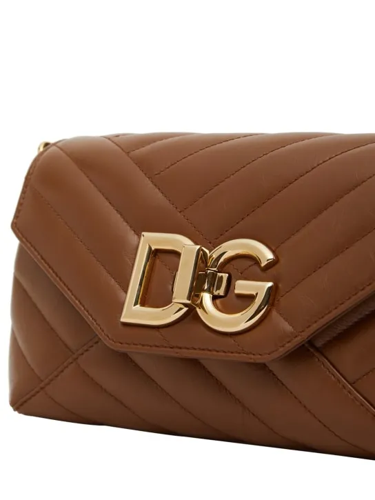 Dolce&amp;Gabbana   Medium quilted leather shoulder bag 