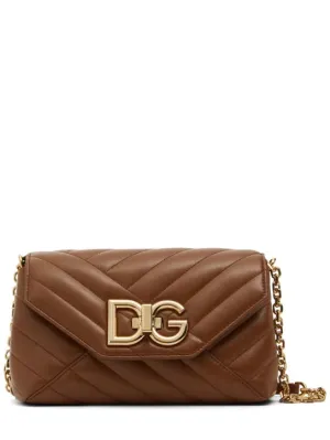Dolce&amp;Gabbana   Medium quilted leather shoulder bag 