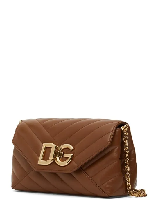 Dolce&amp;Gabbana   Medium quilted leather shoulder bag 
