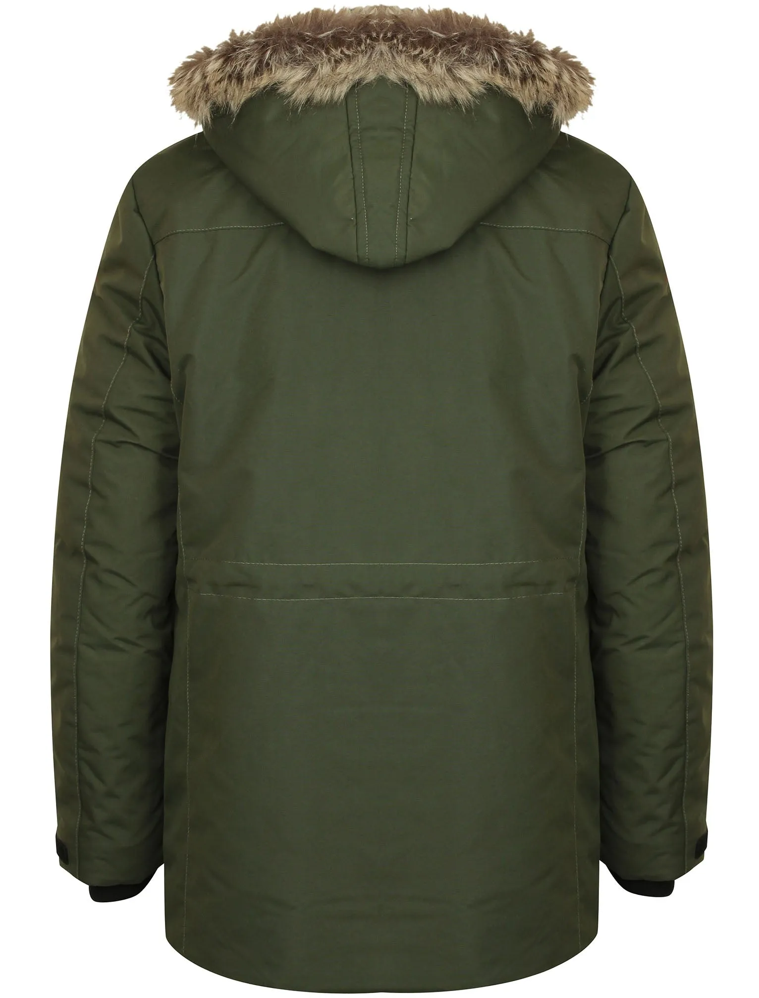 Drayton Utility Parka Coat in Green - Tokyo Laundry