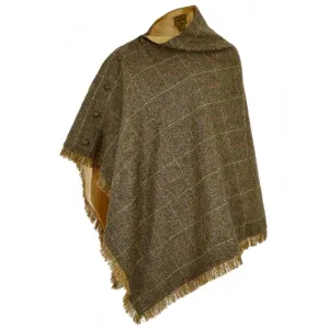 Dubarry Hazelwood Ladies Tweed Poncho - Thistle