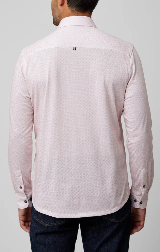 Flower Geometric Long Sleeve Shirt