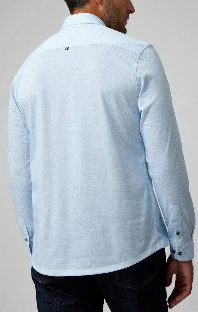 Flower Geometric Long Sleeve Shirt