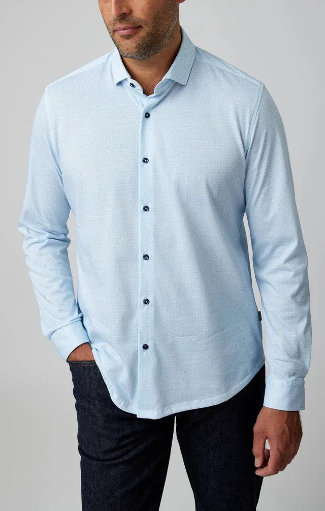 Flower Geometric Long Sleeve Shirt