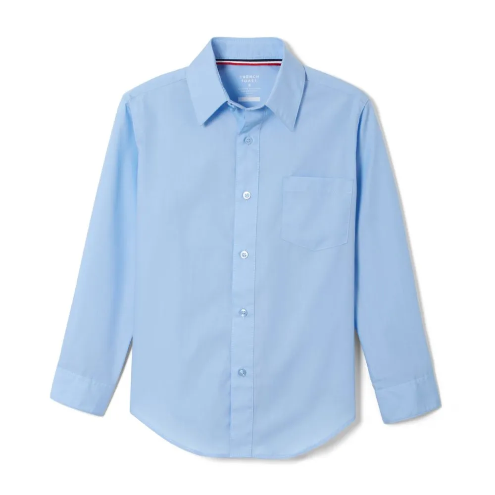 French Toast Long Sleeve Boys Classic Dress Shirt