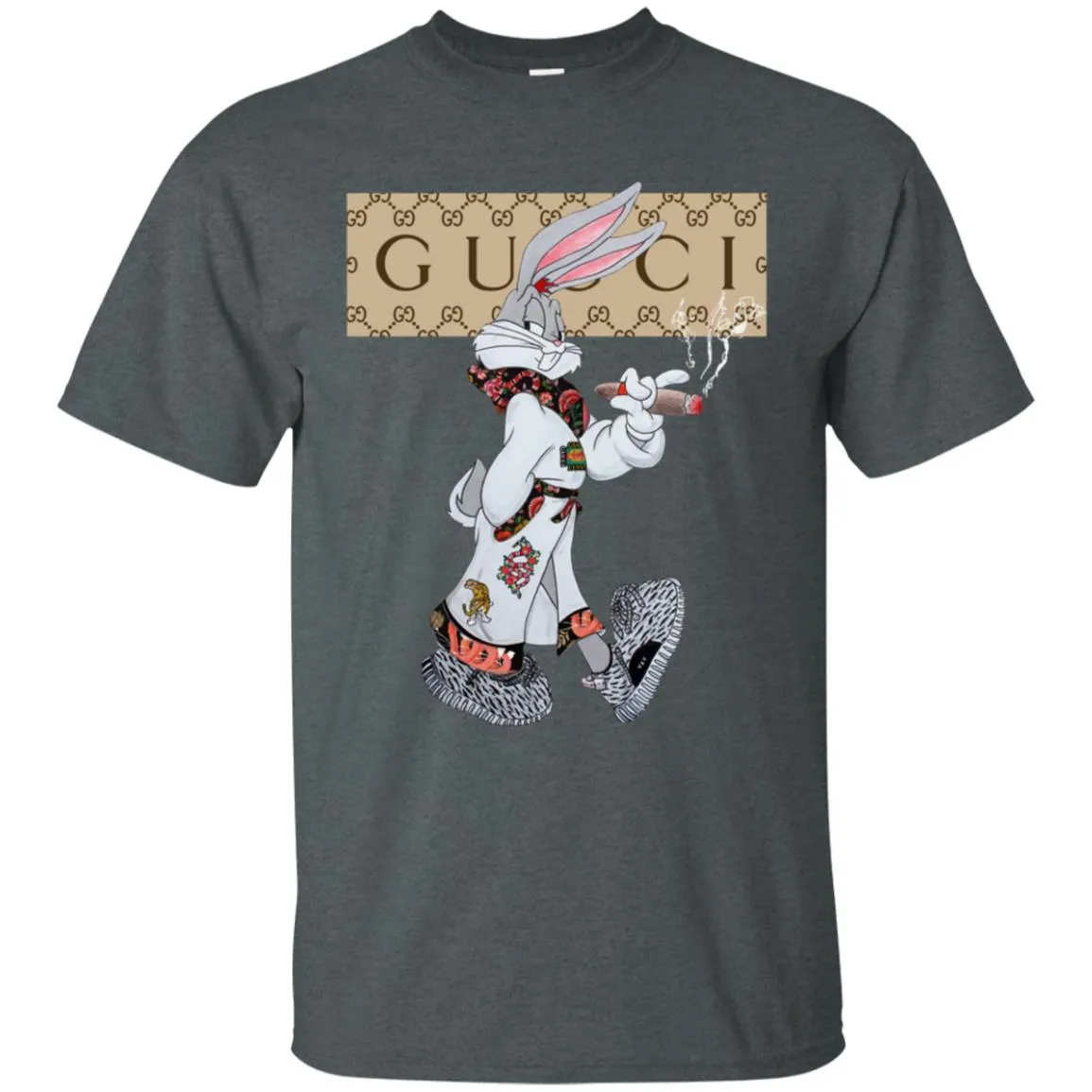 Gucci Rabbit Smoking Tshirt Men Cotton T-Shirt