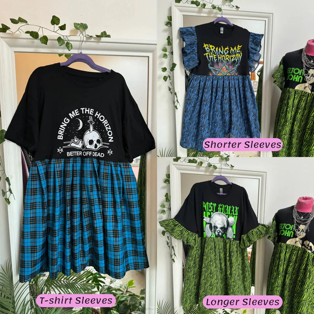 Half/Half Smock Dress
