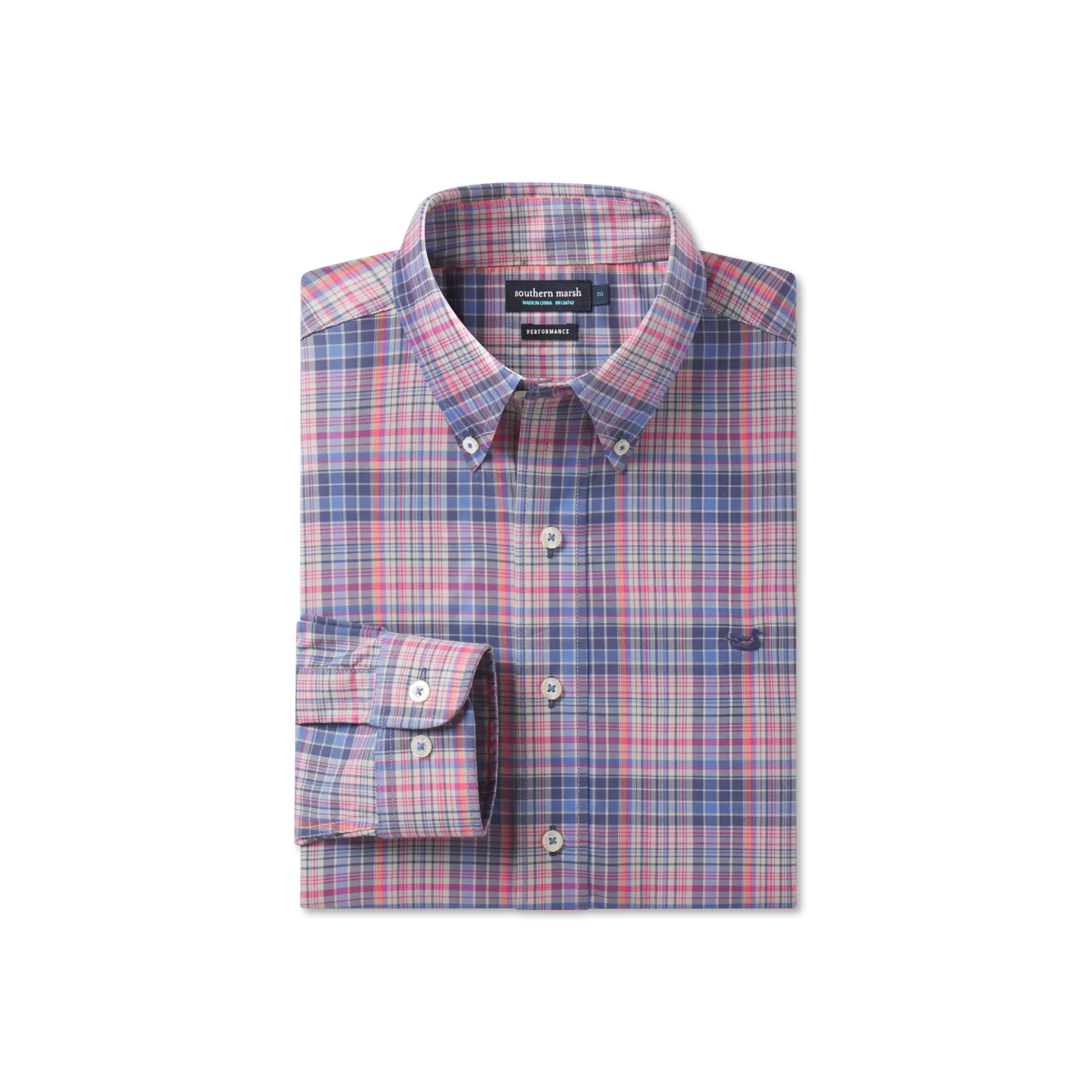 Hays Performance Check Dress Shirt